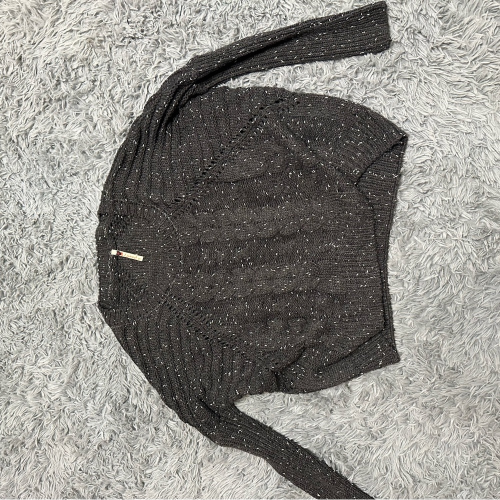 Black Speckled Sweater